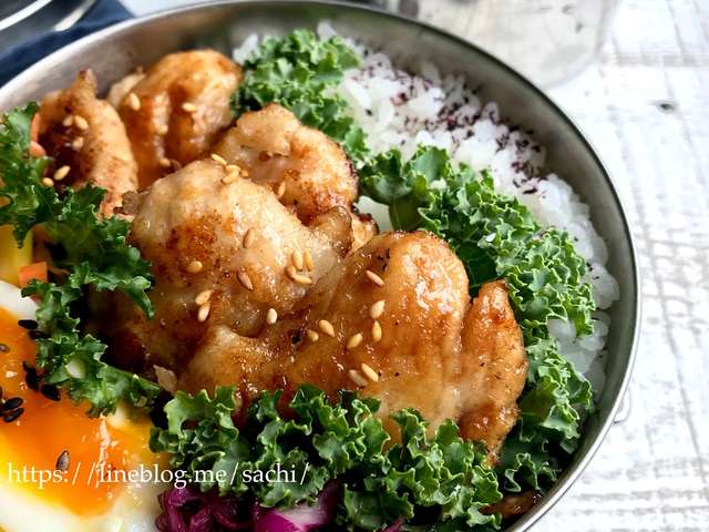 お弁当に!鶏むね肉のバターポン酢炒め